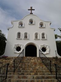 Low angle view of steps