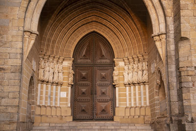 Low angle view of historic building