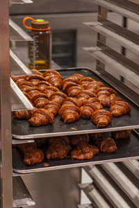 Close-up of food on display at store