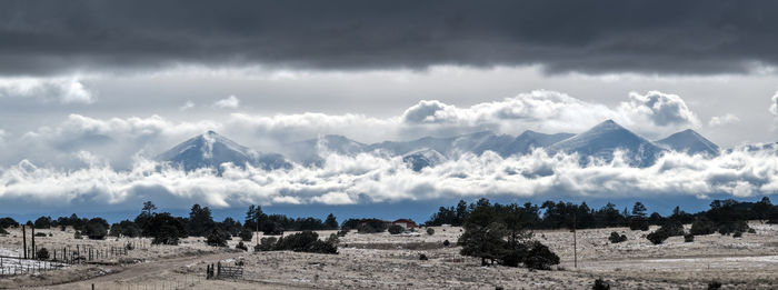 Panoramic view of landscape against sky