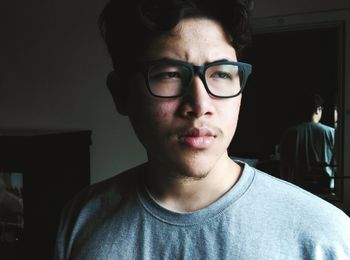 Portrait of young man