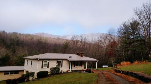 Houses in village