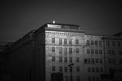 Low angle view of building against sky