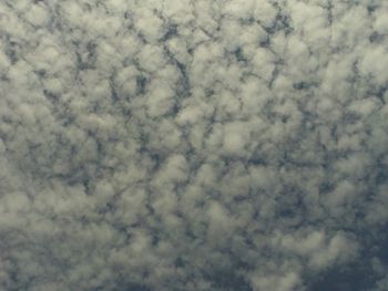 Low angle view of cloudy sky