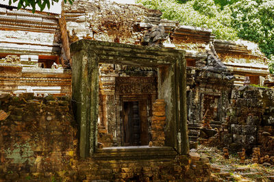 Exterior of abandoned house