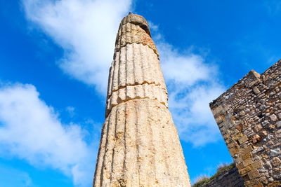 Low angle view of building against sky