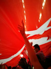 People at singapore national stadium