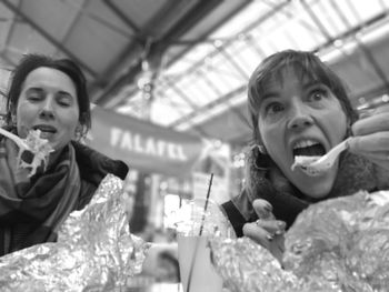 Portrait of happy woman