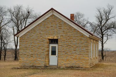 House against clear sky