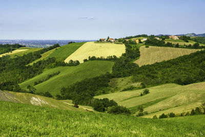 Scenic view of landscape against sky