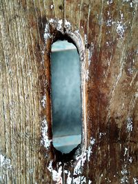 Close-up of old rusty metal