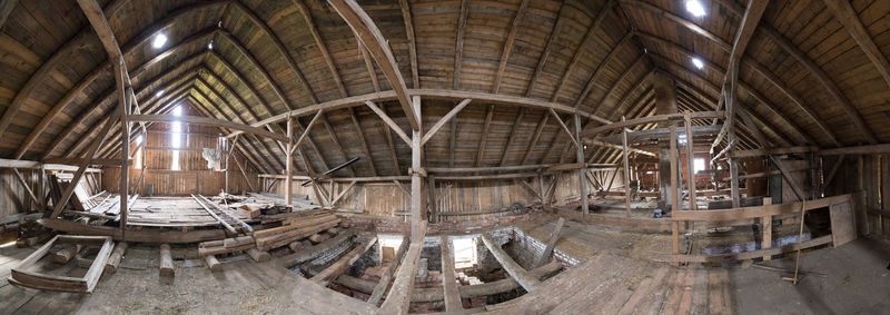Interior of old abandoned building