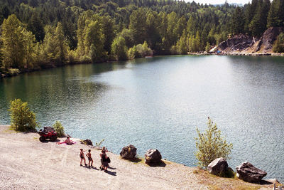 Trees in water