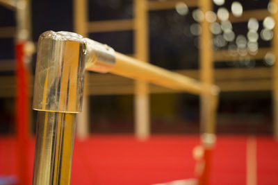 Close-up of wine on table