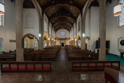 Interior of church