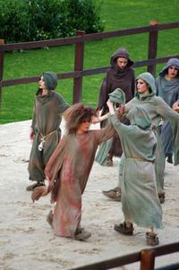 Group of people standing outdoors