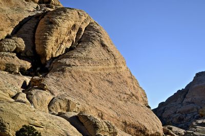 Low angle view of a desert