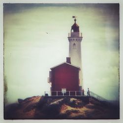 Lighthouse against sky