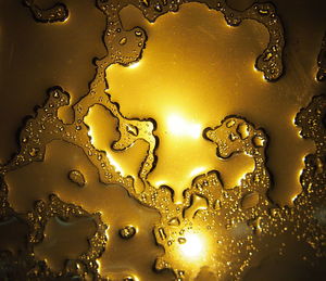 Full frame shot of bubbles in water