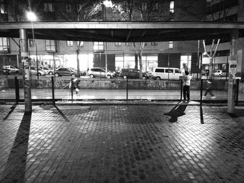 Man standing on street