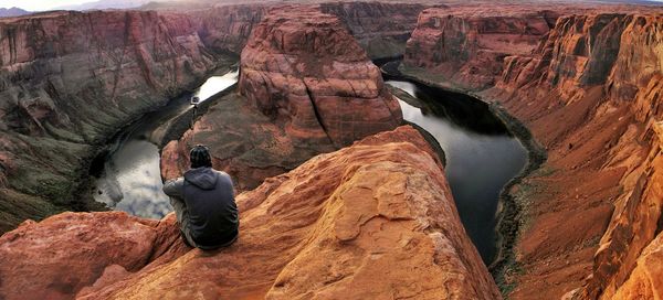 Panoramic view of colorado river