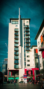 Buildings against sky in city