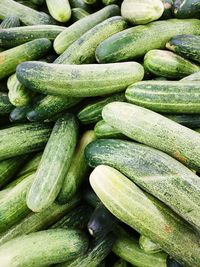 Full frame shot of vegetables at market stall