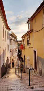 Street amidst buildings in town