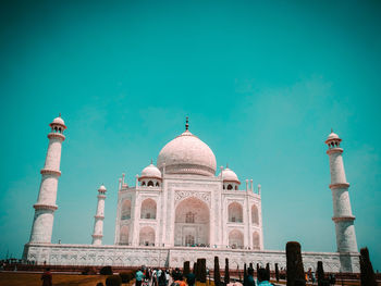 View of historical building against clear sky