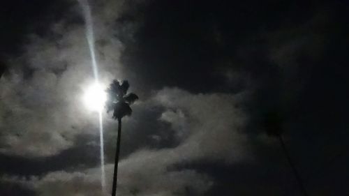 Low angle view of cloudy sky