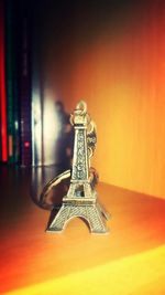 Close-up of illuminated lamp