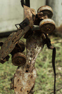 Close-up of rusty metal