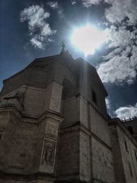 Low angle view of building against sky