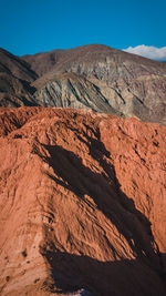 Scenic view of desert against sky