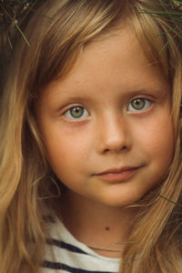 Close-up portrait of girl