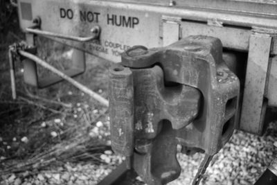 Close-up of rusty metal