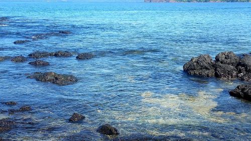Full frame shot of wet shore
