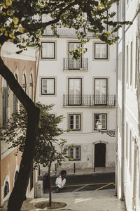 View of residential building in lisbon