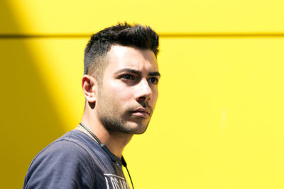 Portrait of young man