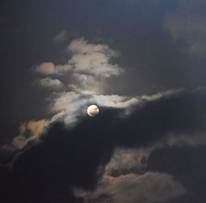 Low angle view of cloudy sky