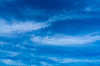 Low angle view of clouds in sky