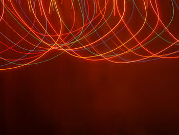 Light trails in dark
