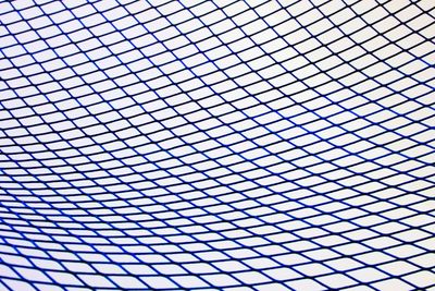 Full frame shot of blue net