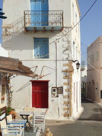 Street amidst buildings in town