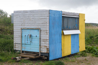 Exterior of abandoned building