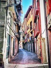 Alley in city