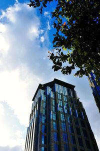 Low angle view of building against sky