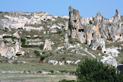 Rock formations at uchisar castle