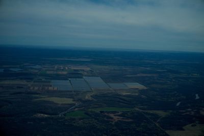 Aerial view of landscape