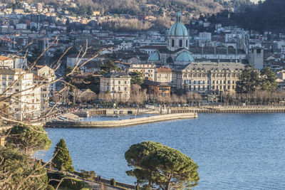 Aerial view of como